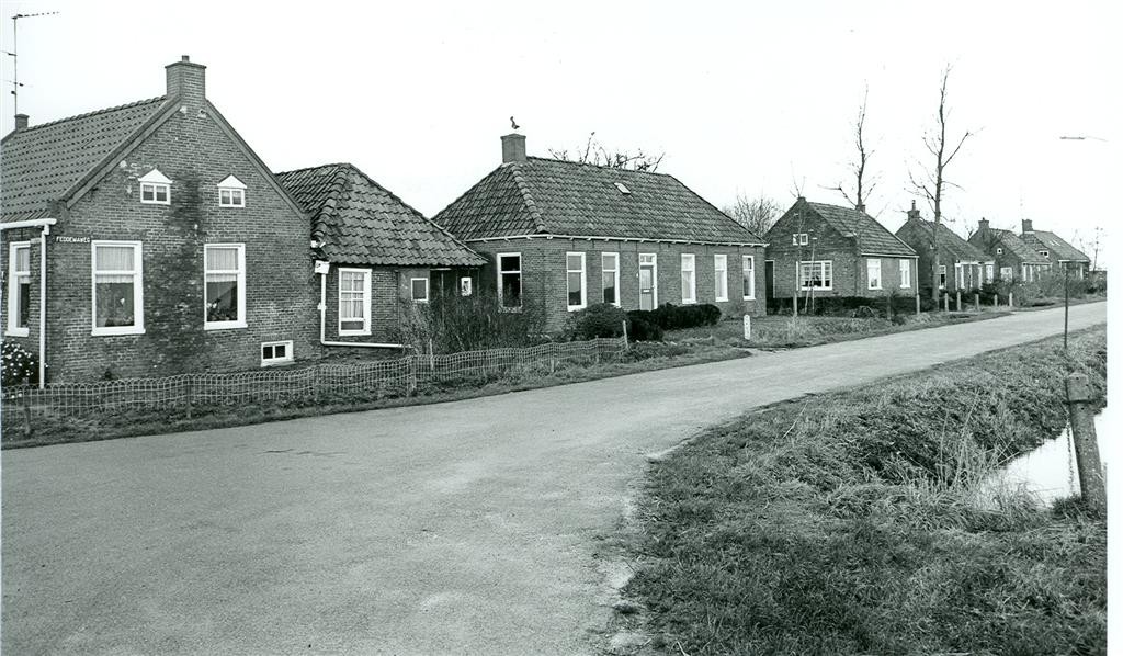 Feddemaweg, Kleine Huisjes, 1970. (foto: Hans Zant)