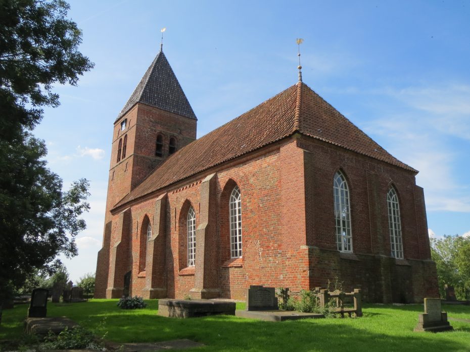 De kerk van Westerwijtwerd.